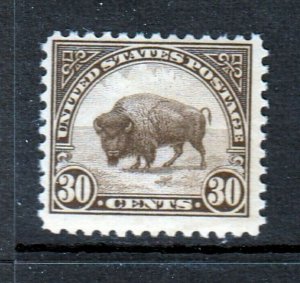 #569 30c Bison (Mint HINGED) and Nice cv$25