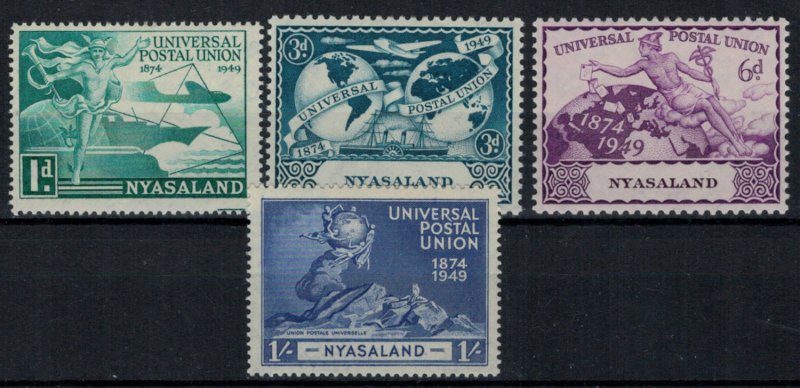 Nyasaland 1949 SG163-166 - MVLH