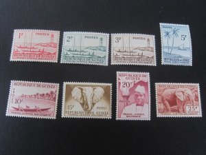 Guinea 1959 Sc 180-87 set MH