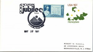 GEORGIA MOUNTAINS JUBILEE STATION SPECIAL CANCEL COVER GAINESVILLE GEORGIA 1981