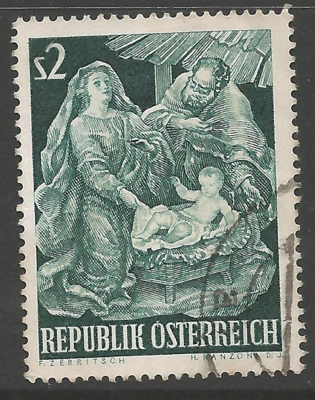 AUSTRIA SG1409 1963 CHRISTMAS FINE USED