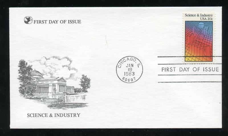 US 2031 Science & Industry Issue UA Readers Digest FDC