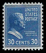 PCBstamps  US # 830 30c Theodore Roosevelt, MNH, (8)
