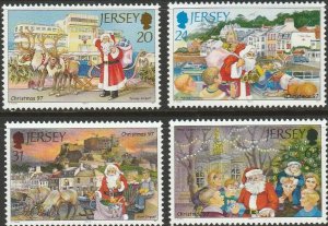 Jersey, #818-821  Unused  From 1997