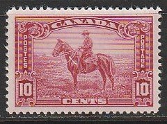 1935 Canada - Sc 223 - MH F - 1 single - King George V Pictorial - RCMP