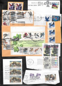 #1757 Page of Postmarks & Cancels Collection / Lot (12745)