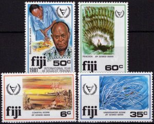 ZAYIX Fiji 438-441 MNH Paintings Semisi Maya Year of the Disabled 051023SM25M