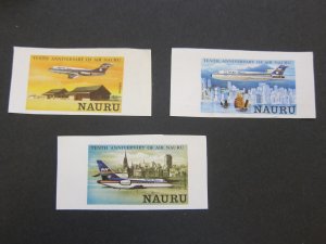 Nauru 1980 Sc 210-2 imperf. MNH