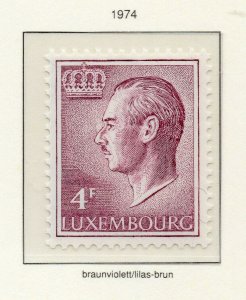 Luxembourg 1974-82 Early Issue Fine Mint Hinged 4F. NW-141599