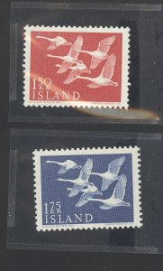 Iceland #298-9 Unused Single (Complete Set)