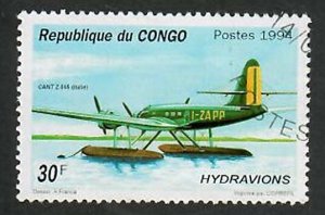 Congo People's Republic; Scott 1067;  1994;  Used; Planes