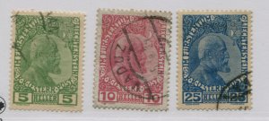 LIECHTENSTEIN   1-3   USED