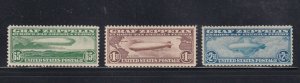 C13 - C15 VF-XF Set OG mint never hinged with nice color cv $ 1700 ! see pic !