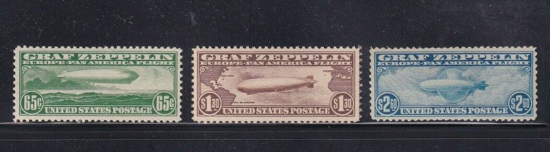 C13 - C15 VF-XF Set OG mint never hinged with nice color cv $ 1700 ! see pic !