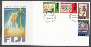 Fiji Scott 835-8 FDC - Christmas 1998