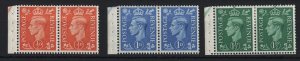 GB 1951 Booklet panes of 2 perf I½v at top fine mint good perfs cat £80