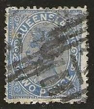 Queensland 85, used,    1887.  (A829)