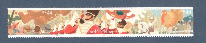 4417-20 Thanksgiving Day Parade Strip Of 4 Stamps Mint/nh FREE SHIPPING