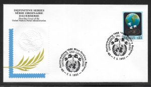 UN Vienna 149 1993 Definitive FDC Geneva Cachet