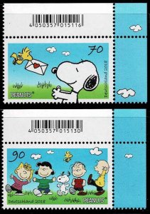 Germany 2018,Sc.#3024-3025 MNH, Comics, Peanuts