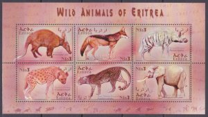 2001 Eritrea 258-263KL Fauna 7,50 €