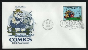 #3000g 32c Toonerville Folks, Artmaster FDC **ANY 5=FREE SHIPPING**