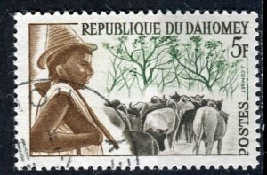 Dahomey 1963: Sc. # 162; Used CTO Single Stamp