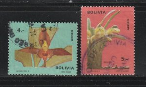 Bolivia C329-C330 U Flowers, Orchids