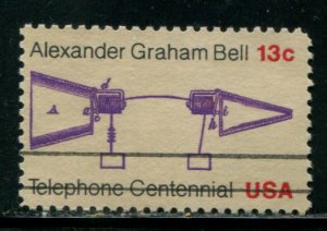 1683 US 13c Telephone Centenary, used