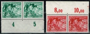 Germany,Sc.#B132-133 MNH. Acquisition of Sudetenland and Hitler's Cultur...