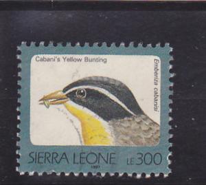 Sierra Leone  Scott#  1543c  Used