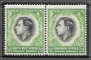 South West Africa #125 Coronation Issue Pair MNH