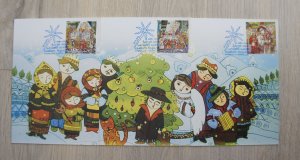 2023 Ukraine SET of Maxicards Ukrainian carols in Kyiv-Pechersk lavra Christmas