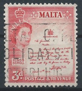 Malta 1956 - 3d - SG272 used