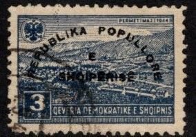 Albania - #378 Peoples Republic Overprint - Used