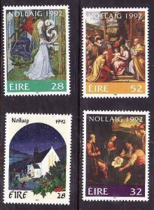 Ireland-Sc#881-4- id10-unused NH set-Christmas-1992-