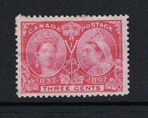 Canada SC# 53 Mint Hinged / Page Rem / Slight Crease - S17188