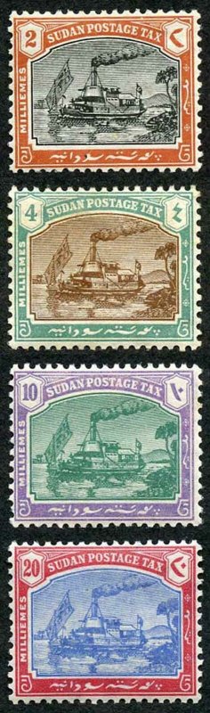 Sudan Post Dues SGD5/8 1901 Set of Four M/M