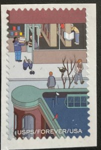 US #6023o MNH Single 250 Years of Delivering Mail (.78)