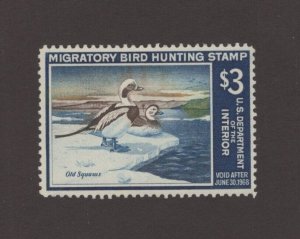 RW34 - Federal Duck Stamp Single. MNH. OG.   #02 RW34b