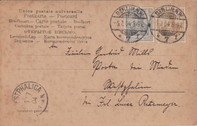 Germany c.1904 Picture Postcard – Robert Schumann Portrait