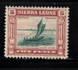 SIERRA LEONE  Scott # 159 MH - Bullam Canoe