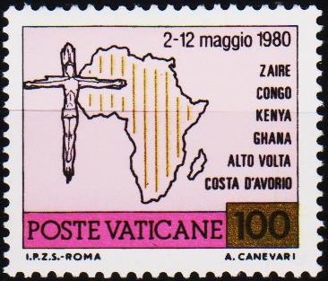 Vatican City. 1981 100L S.G.769 Unmounted Mint