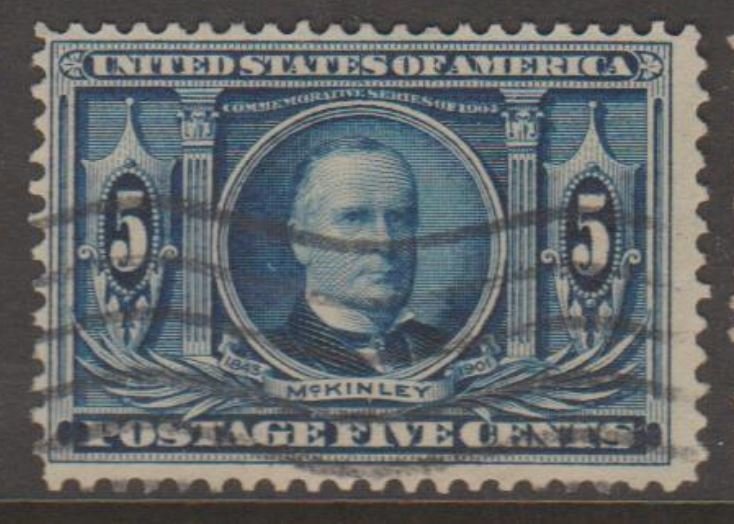 U.S. Scott #325-326 Monroe-McKinley - Louisiana Purchase Stamp - Used Set of 2