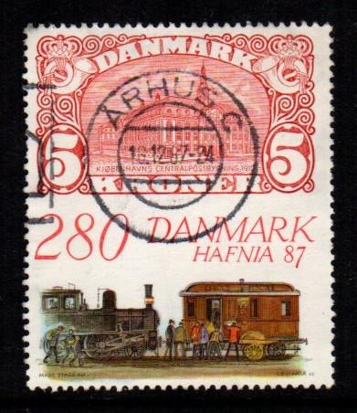 Denmark -  #843 HAFNIA 87 - Used