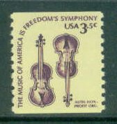 1813 3.5c Violins Fine MNH Dry Gum