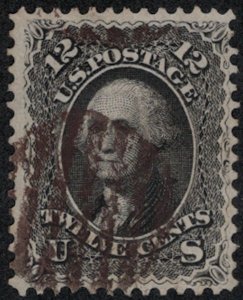 MALACK 69 VF/XF, rare brown grid cancel, bold color!..MORE.. k2363