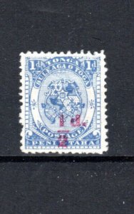 Tonga 1893 1/2d on 1d surcharge SG 15 MH 