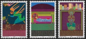 LIECHTENSTEIN 1980 CHRISTMAS Set Sc 701-703 MNH