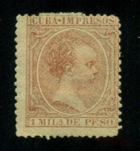 Cuba 1890 #P8 MH SCV (2018) = $0.55